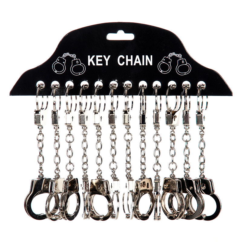 Mini handcuff key chain