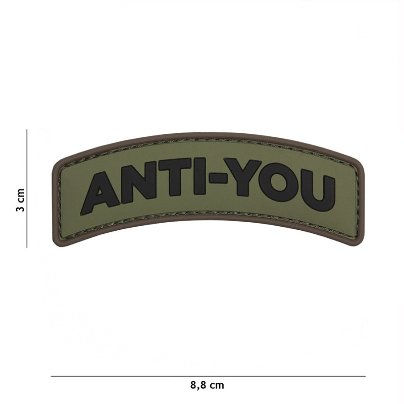Patch 3D PVC Anti-You green