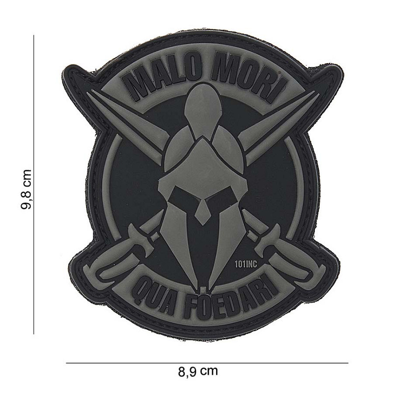 Patch 3D PVC Malo Mori grey